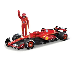 BBURAGO Model Ferrari SF-24 (2024) #16 Charles Leclerc / 1:24 / s figurkou jezdce / od 14 let