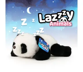 RAPPA Plyšová panda ležící 29 cm / od 0 měsíců