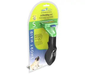 FURminator S / Vyčesávací hrablo pro psy / krátká a polodlouhá srst / malá plemena do 9 kg