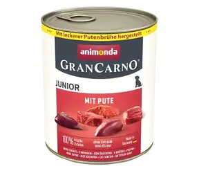 ANIMONDA Konzerva GranCarno Junior krůta 800 g / Pro psy / Bez obilovin a sóji