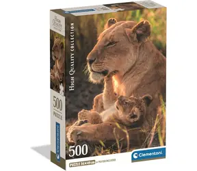 CLEMENTONI Puzzle Kočičí láska / 500 dílků / od 14 let