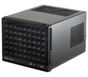 SilverStone SST-SG13B-C Sugo černá / Mini-ITX / Mesh panel / 2x USB 3.0 + 1x USB-C / bez zdroje