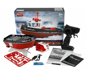 AMEWI RC člun Fairplay I černá / RC model lodi / 1:72 / RTR / 2,4 GHz