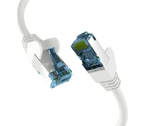 EFB Patch kabel RJ45 Cat7 30 m bílý / Síťový kabel / S/FTP / 10 Gbit/s / 600 MHz