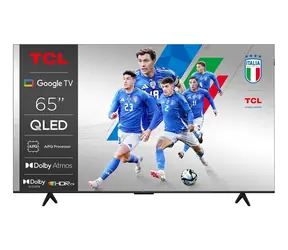 65" TCL 65P7K titanová / Televize / QLED / 4K UHD / Google TV / Wi-Fi / DVB-T2/C/S2 / 20W repro