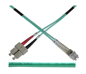 OEM / Optický patch kabel / LC-SC / 50/125 µm MM / Duplex / OM3 / 3m