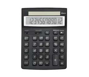 Maul ECO 950 černá / Stolní kalkulačka / 12místná / solární napájení