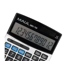 Maul MBU 700 černá / Stolní kalkulačka / 12místná