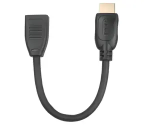 TB Touch HDMI (M) - HDMI (F) černá / Redukce / 0,15 m / HDMI 2.0