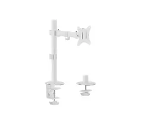 Equip Stolní držák monitoru 17"-32" bílá / Držák monitoru / VESA 75-100 mm / Nosnost 9 kg / Otočný 360°