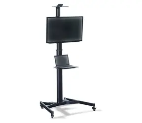 Digitus Podlahový stojan na TV / Stojan na TV / VESA 600x400 mm / 37-70" / nosnost 50 kg / výškově nastavitelný