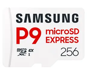 Samsung P9 Express / Paměťová karta microSDXC / 256 GB / SD Express / UHS-I U3 / čtení: 800 MB/s