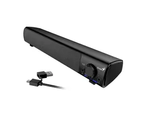 GENIUS Wireless Soundbar 220BT černá / Reproduktor / Bluetooth / USB / 4W