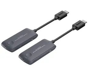 PremiumCord HDMI bezdrátový extender černý / Bezdrátový extender / Full HD 1080p / dosah 20 m / HDMI 1.4 / 5 GHz