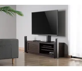 Equip stolní stojan na TV/monitor 37"-70" černý / Stojan / VESA 600x400 / nosnost 40 kg / výškově nastavitelný