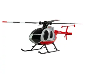 AMEWI RC helikoptéra MD500 šedá/červená / RTF / 4 kanály / 2.4GHz / 350mAh Li-Po