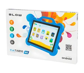 Blow KidsTAB10 modrý + pouzdro / Tablet / 10,1" HD / 4G LTE / 4GB / 64GB / Android 12