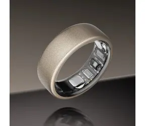 Amazfit Helio Ring vel. 8 titanová / Chytrý prsten / titan / Bluetooth