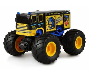 AMEWI RC Monster truck hasiči žlutá/modrá / RTR / Měřítko 1:18 / 2,4 GHz / světlo a zvuk