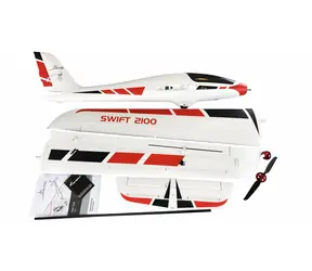 Amewi AMXPlanes Swift 2100 červená/bílá / RC motorový kluzák / EPO / rozpětí 2,1 m / PNP / 30 min letu