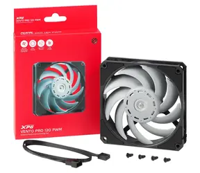ADATA XPG Vento PRO černá / Ventilátor / 120 mm / PWM 4-pin / 900-2150 RPM / 75 CFM, 28 dB