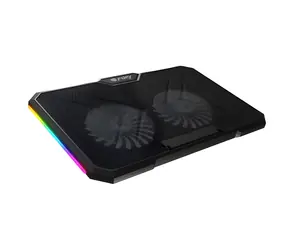 Fury Gunbai G3 černá / Chladicí podložka / pro notebooky do 17,3" / 2x ventilátor / RGB podsvícení / 2x USB 2.0