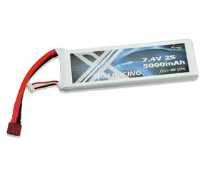 Amewi LiPo baterie 2S 7,4V 5000mAh DEANS / Akumulátor pro RC modely / 40C / 37 Wh / Softcase stříbrná