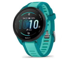 Garmin Forerunner 165 Music tyrkysová / Chytré hodinky / 1.2" AMOLED / GPS / BT / ANT+ / 5 ATM