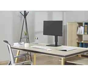 Equip stolní držák monitoru černá / Stolní držák pro monitor / 17"-32" / nosnost 8 kg / VESA 100x100 mm