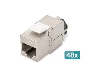 Digitus DN-93617-48 / Keystone Jack / Cat6a / stíněný / 48 ks / LSA