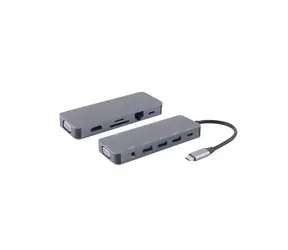 Shiverpeaks USB-C Multiport dokovací stanice 11v1 / Dokovací stanice / USB-C / 11 portů