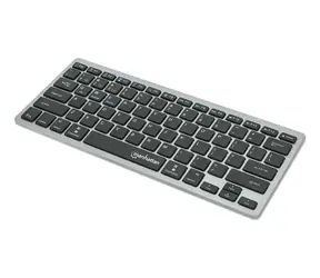 Manhattan Slim klávesnice antracitová / Klávesnice / Bluetooth 3.0 + 2.4GHz / QWERTZ DE / nůžkové spínače