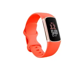 Fitbit Charge 6 Rose Gold / Fitness náramek / GPS / NFC / AMOLED / Bluetooth