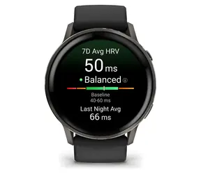 Garmin Venu 4 45 mm černá / Chytré hodinky / 1.4" AMOLED / GPS / Wi-Fi / 5 ATM
