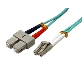 OEM Optický patch cord LC-SC / Optický patch kabel / Duplex / 50/125 MM OM4 / 1 m