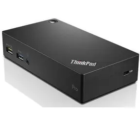 Lenovo ThinkPad USB 3.0 Pro Dock / Dokovací stanice / 3x USB 3.0 / 2x USB 2.0 / DisplayPort / RJ-45 / černá