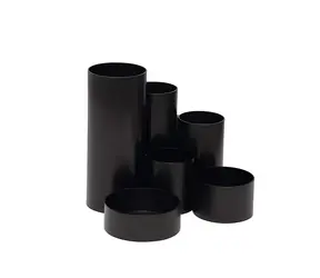 Maul MAULtubo Recycling černá / Stojánek na psací potřeby / 6 přihrádek / recyklovaný plast