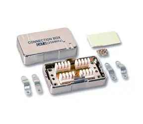 EFB Spojovací modul Cat6 LSA stříbrný / Spojovací modul / LSA svorkovnice / 250 MHz / Cat6
