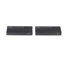 Lindy 38217 černá / HDMI extender / Cat.6 / 150 m / 4K 60Hz / HDCP 2.2 / IR & RS-232