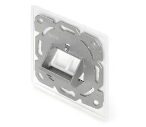 Digitus zásuvka pro keystone moduly metalická / Zásuvka / bez rámečku / 1-2 porty / CAT6A