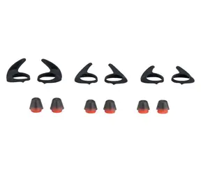 Jabra Eargel Evolve 75e / Náhradní gelové návleky / 3 ks / černá, červená