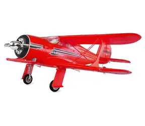AMEWI RC dvouplošník AMXFlight Beech D17s červená / RTF / 3D/6G Gyro / Rozpětí 55 cm / 2,4 GHz