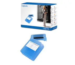 LogiLink Ochranný box pro 2x 2,5" HDD modrá / Ochranný box / Voděodolný