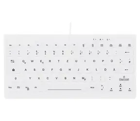 CONTOUR ACTIVE KEY C4112 bílá / Zdravotnická klávesnice / DE layout / drátová / mini / ultraplochá