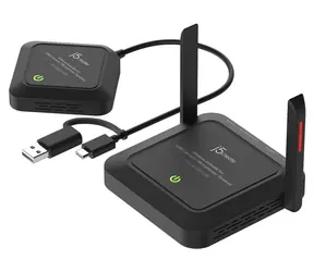 j5create JVW120 / Bezdrátový USB extender / Vysílač a přijímač / USB-A / USB-C