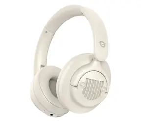 Conceptronic Bezdrátová sluchátka s ANC krémová / Sluchátka s mikrofonem / Bluetooth 5.4 / 30 h výdrž baterie