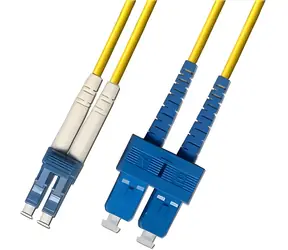 OEM / Optický patch kabel / LC/UPC-SC/UPC / 9/125 µm SM / Duplex / OS2 / 7m