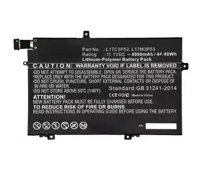 CoreParts Baterie pro notebook Lenovo ThinkPad L480 černá / Baterie pro notebook / Li-Ion / 210g