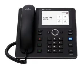 AudioCodes C455HD Teams černá / IP telefon / 5" dotykový displej / Android / PoE / 2x RJ-45