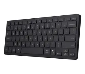 Trust Nado II černá / Bezdrátová klávesnice / Bluetooth / USB-C nabíjení / QWERTY US / Multimediální klávesy